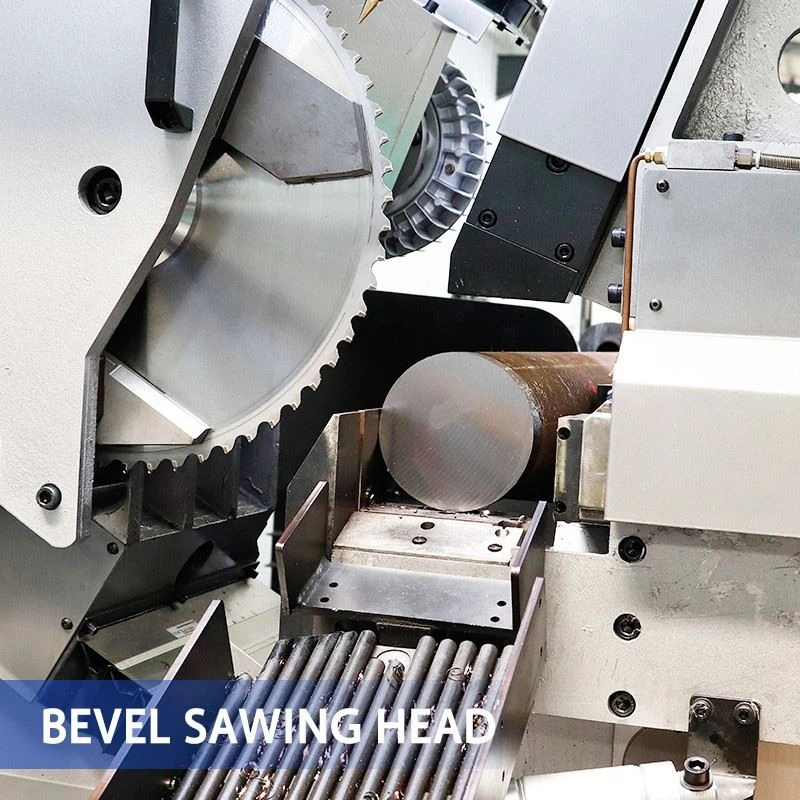 CNC High-speed Metal Circular Saw Machine Specializes in Cutting Round Steel, Stainless Steel, And Aluminum Bars With Fast Speed And High Precision